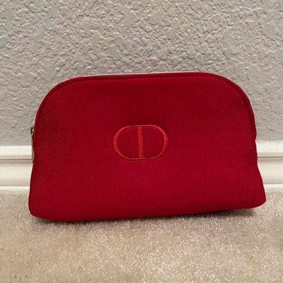 Dior makeup red pouch with box - Picture 3 of 7